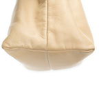 Shoulder Bag Anagram Knot Hobo Light Beige Calfskin Leather