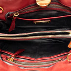 Shoulder Bag Turn Lock Top Handle Light Pink Nappa Matelasse Leather