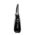 Handbag Spazzolato Frame Bag Black Calfskin Leather
