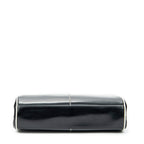 Handbag Spazzolato Frame Bag Black Calfskin Leather