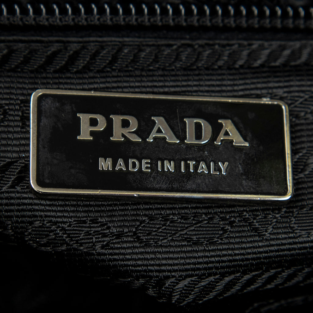 Handbag Spazzolato Frame Bag Black Calfskin Leather