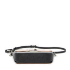 Shoulder Bag Sound Flap Crossbody Black Saffiano Leather