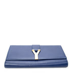 Clutch Ligne Y Clutch Royal Blue Calfskin Leather