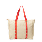 Shoulder Bag Antigua Cabas GM Beige Woven Canvas