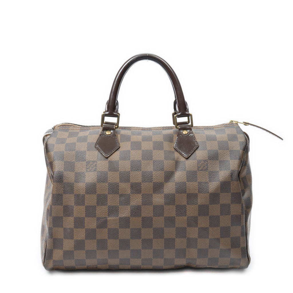 Handbag Speedy 30 Brown Damier Ebene