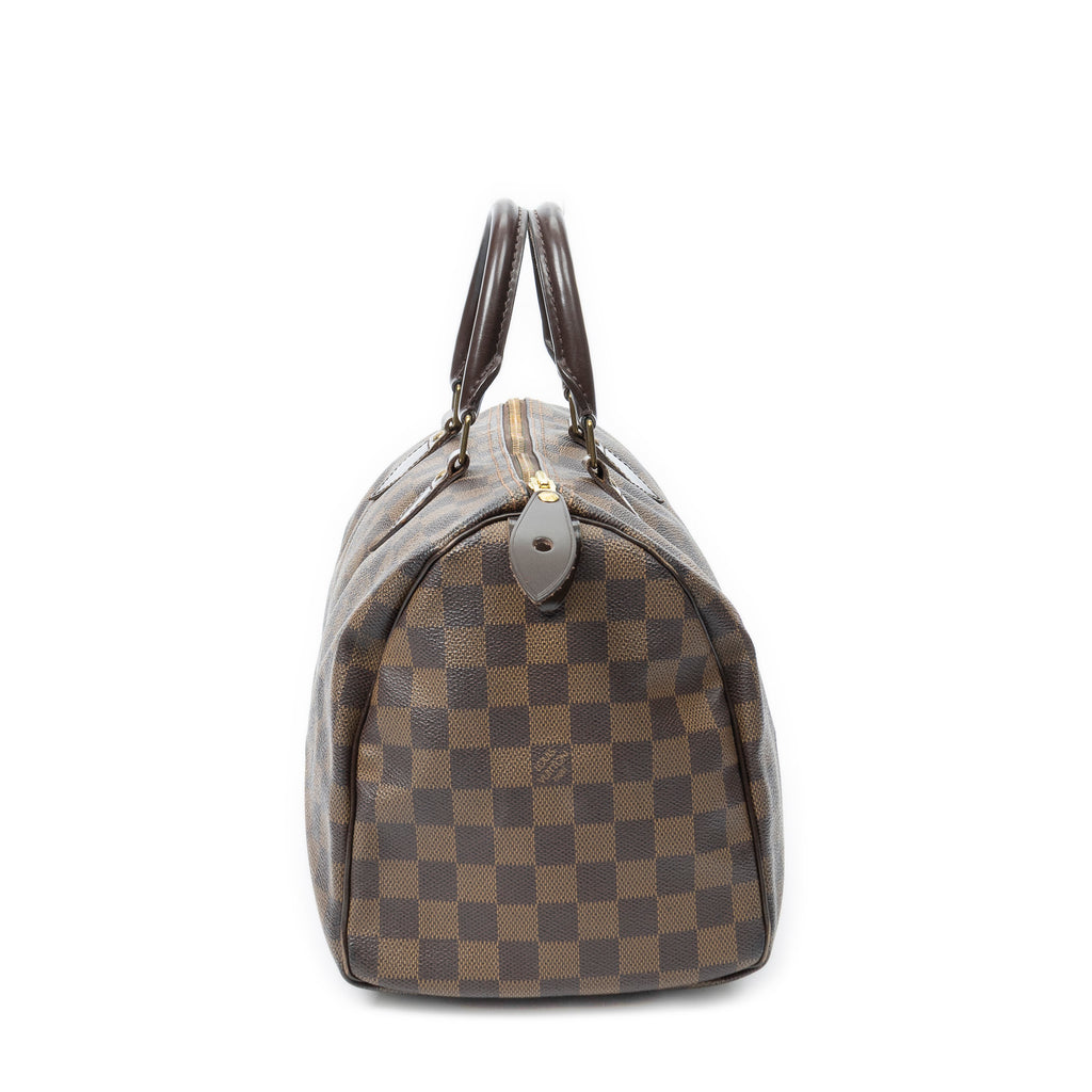 Handbag Speedy 30 Brown Damier Ebene