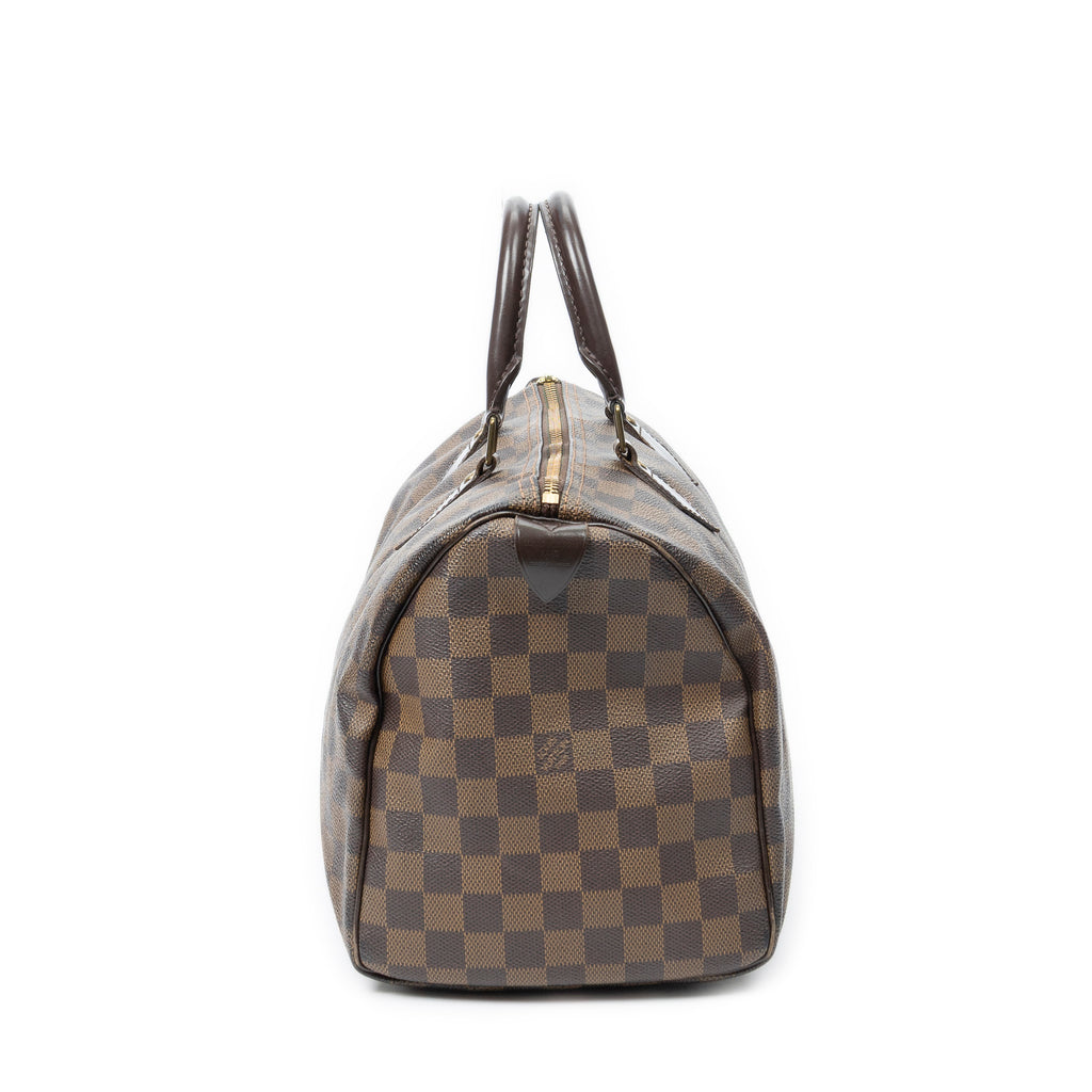 Handbag Speedy 30 Brown Damier Ebene