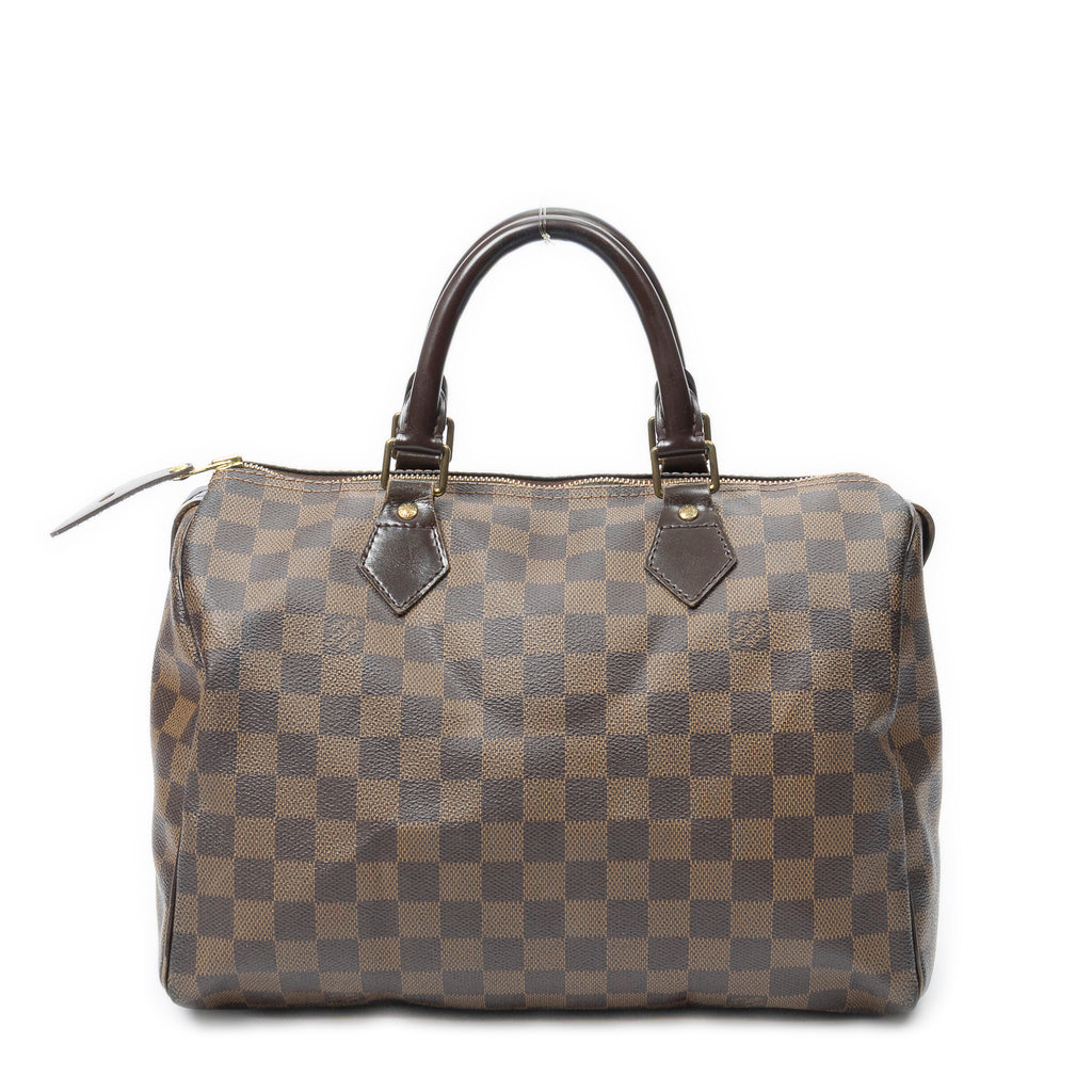 Handbag Speedy 30 Brown Damier Ebene