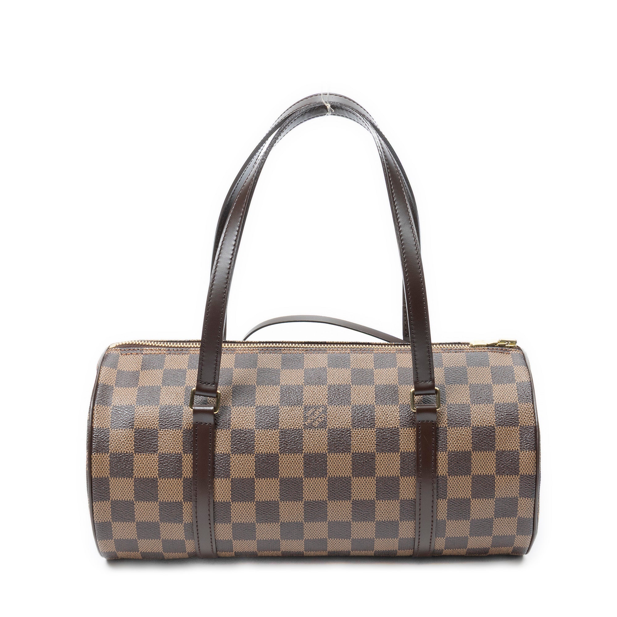 Handbag Papillon 30 Brown Damier Ebene