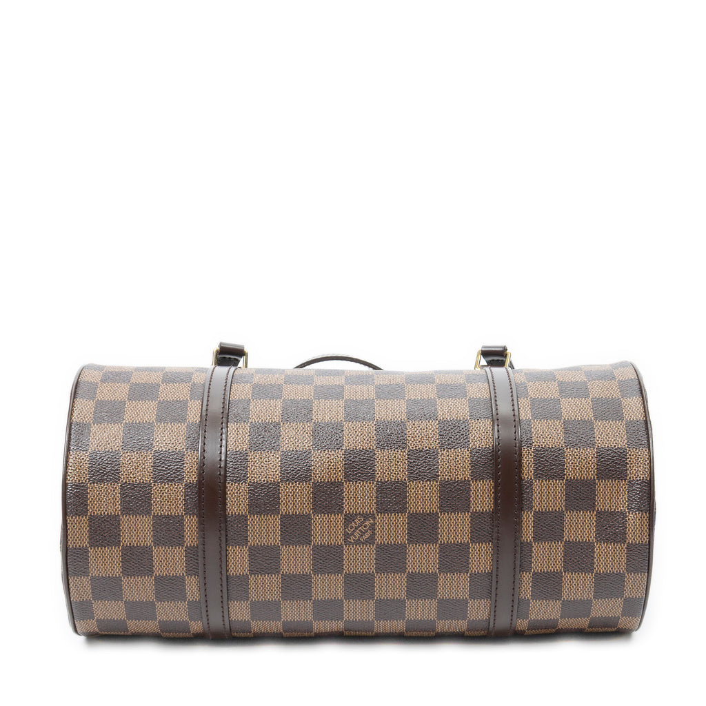 Handbag Papillon 30 Brown Damier Ebene