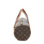 Handbag Papillon 26 Brown Monogram Canvas