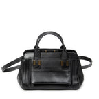 Shoulder Bag Small Alice Black Calfskin Leather