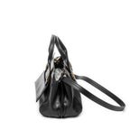 Shoulder Bag Small Alice Black Calfskin Leather