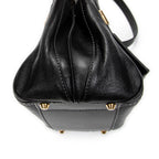 Shoulder Bag Small Alice Black Calfskin Leather