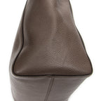 Shoulder Bag Medium Swing Tote Taupe Grained Calfskin Leather