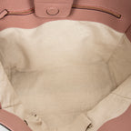 Shoulder Bag Medium Swing Tote Taupe Grained Calfskin Leather
