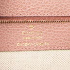 Shoulder Bag Medium Swing Tote Taupe Grained Calfskin Leather