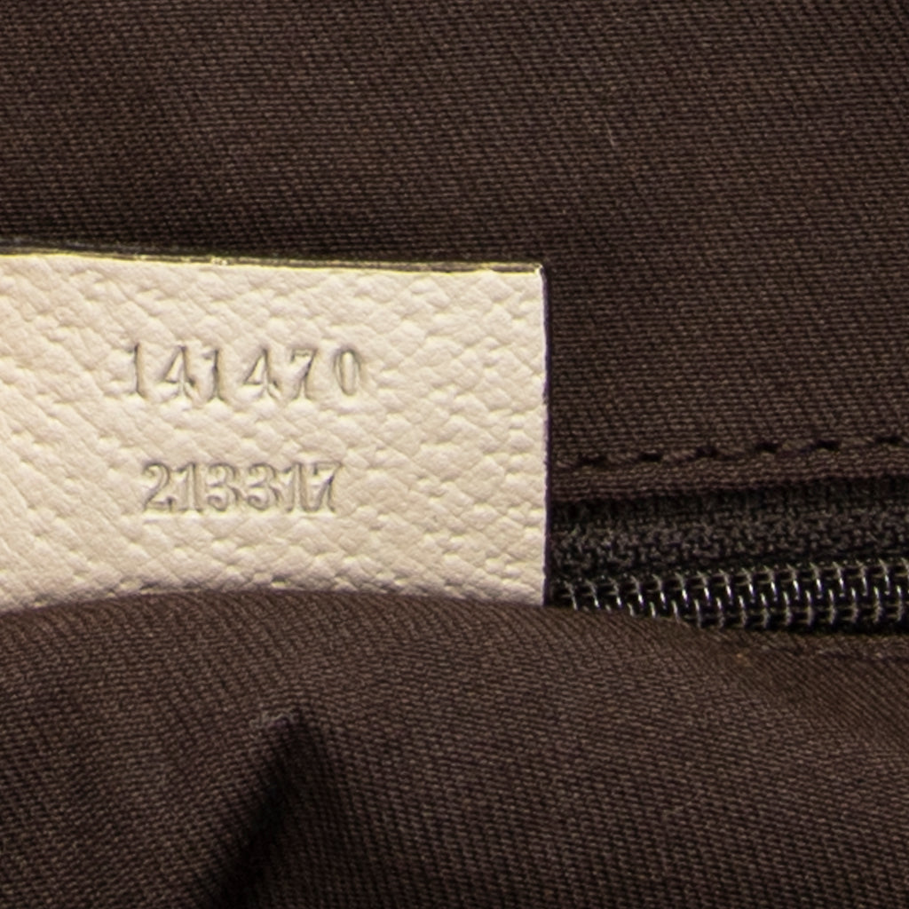 Shoulder Bag Abbey Zip Tote Ivory Monogrammed Canvas