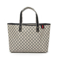 Shoulder Bag Web Shopping Tote Beige Supreme Coated Canvas