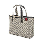 Shoulder Bag Web Shopping Tote Beige Supreme Coated Canvas