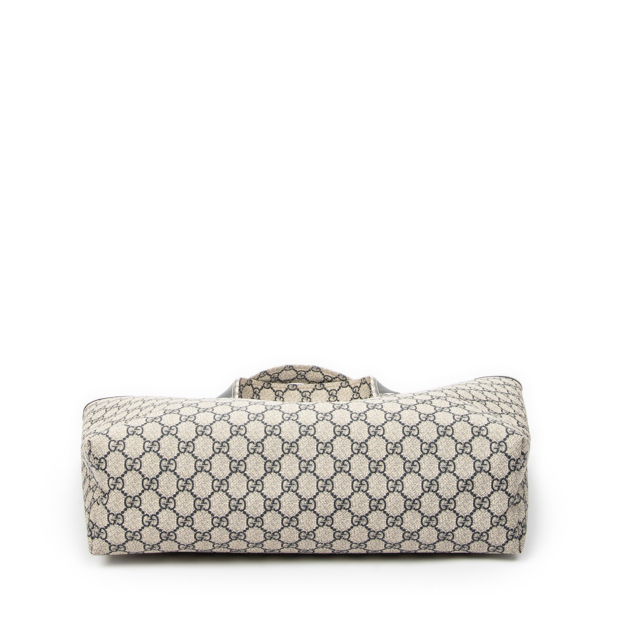 Shoulder Bag Web Shopping Tote Beige Supreme Coated Canvas