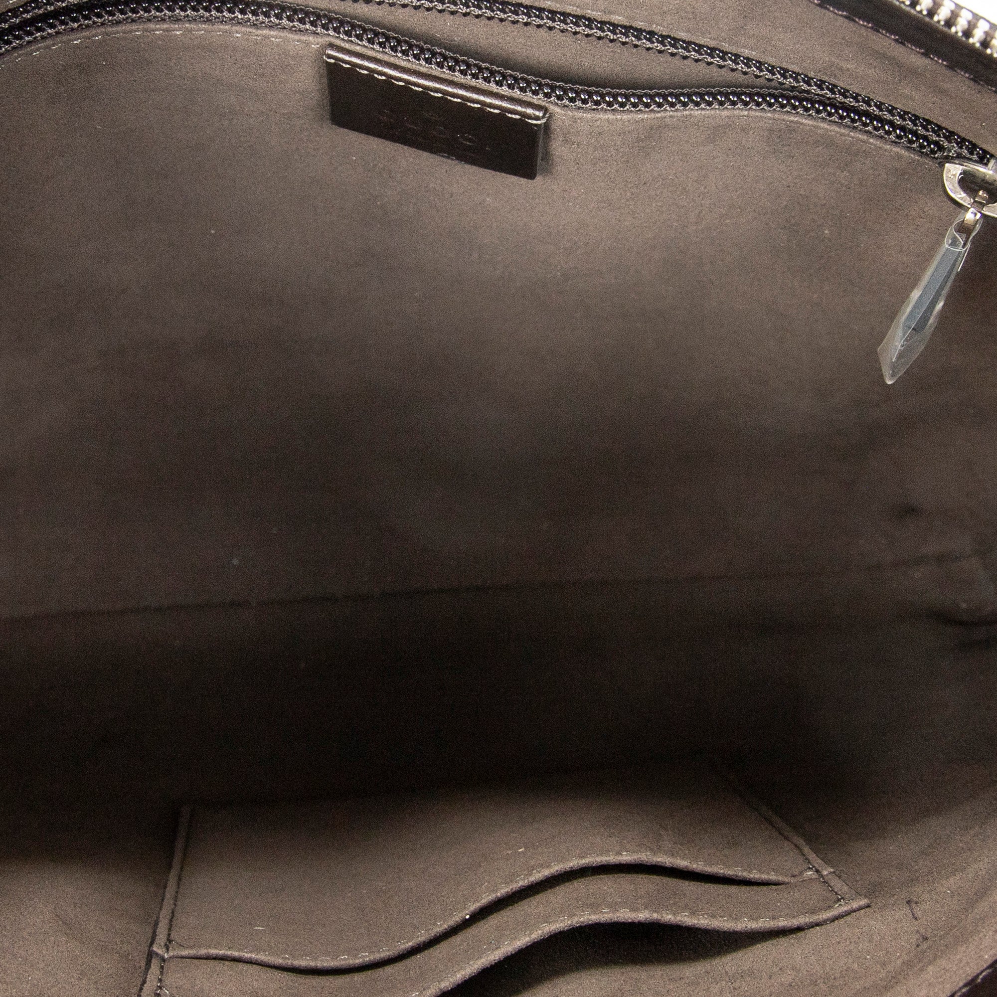 Shoulder Bag Square Front Zip Messenger Beige Supreme Coated Canvas