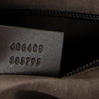 Shoulder Bag Square Front Zip Messenger Beige Supreme Coated Canvas
