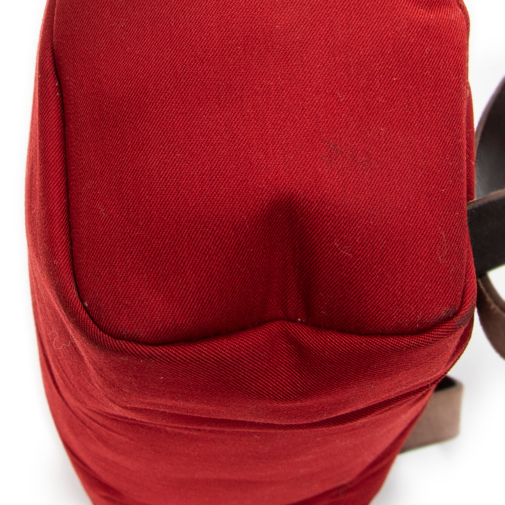 Backpack Herbag A Dos PM Red Toile Officier Canvas