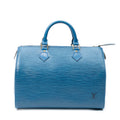 Handbag Speedy 30 Blue Epi