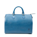 Handbag Speedy 30 Blue Epi