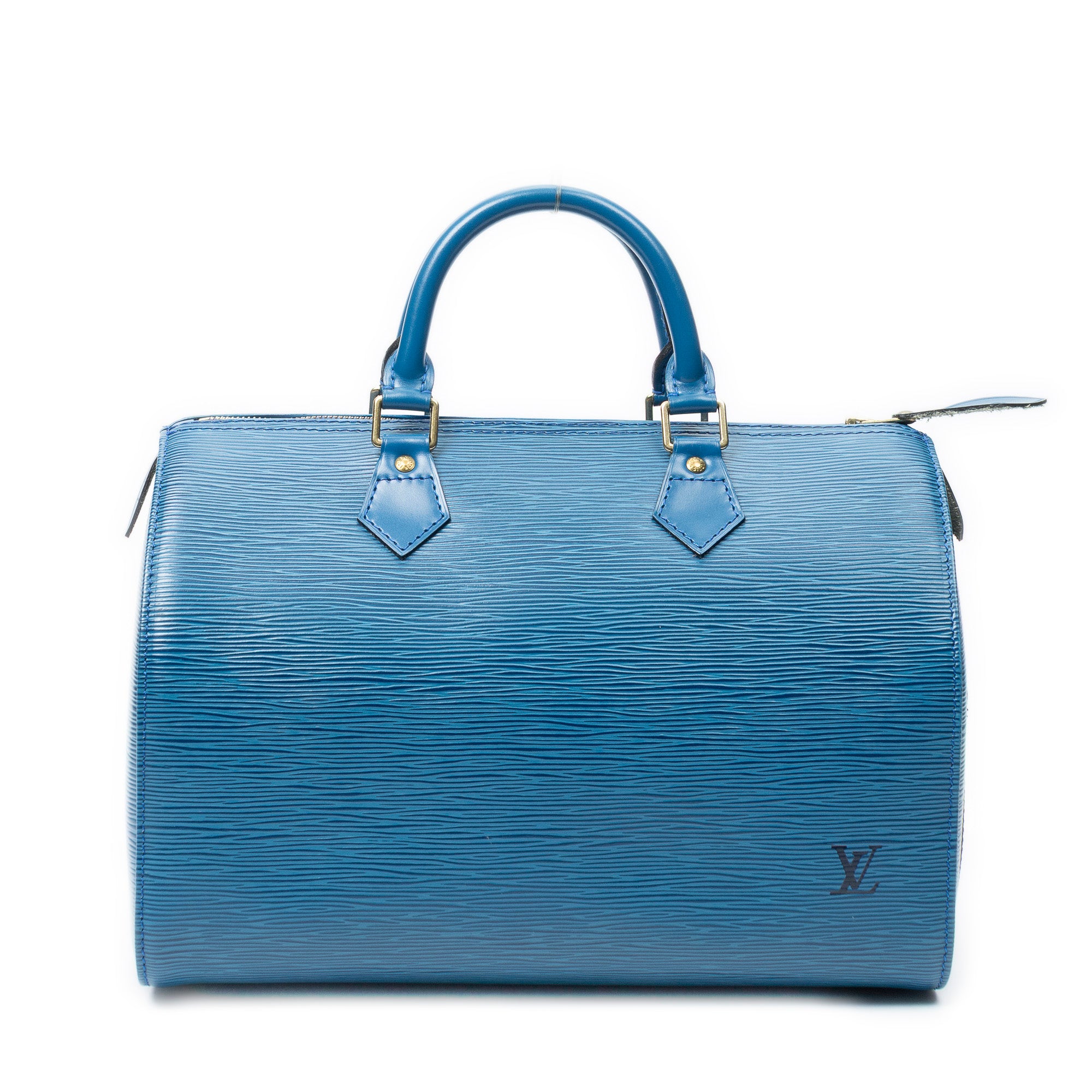 Handbag Speedy 30 Blue Epi
