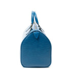 Handbag Speedy 30 Blue Epi