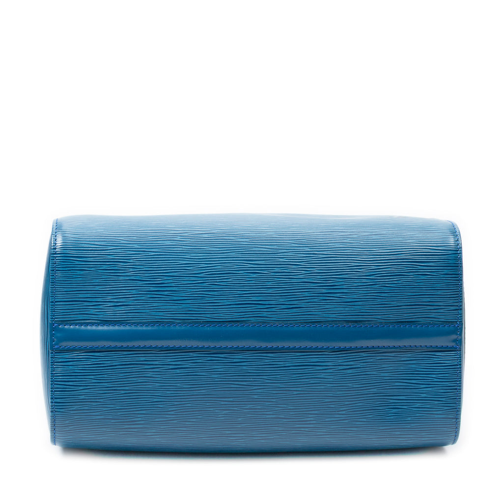 Handbag Speedy 30 Blue Epi