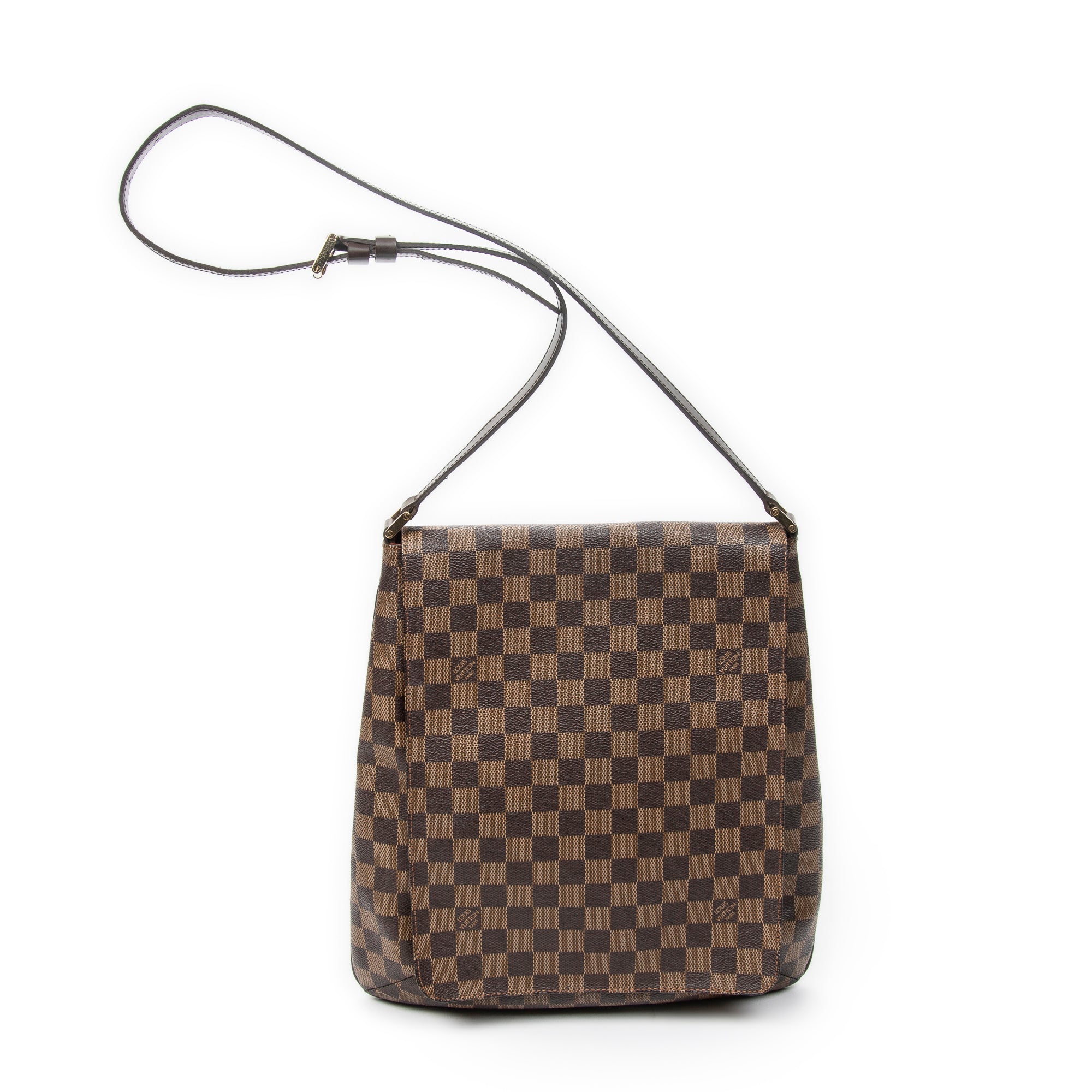 Shoulder Bag Musette Brown Damier Ebene