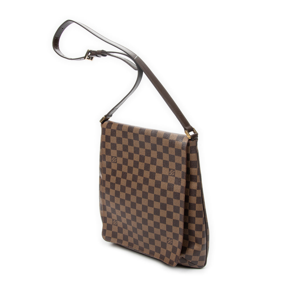 Shoulder Bag Musette Brown Damier Ebene
