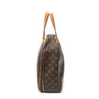 Sac à main Excursion en toile Monogram marron