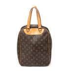 Sac à main Excursion en toile Monogram marron