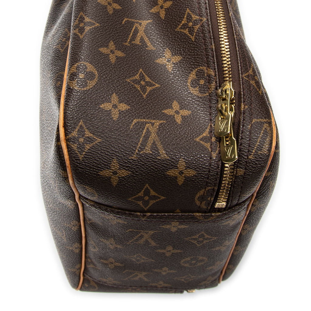 Sac à main Excursion en toile Monogram marron