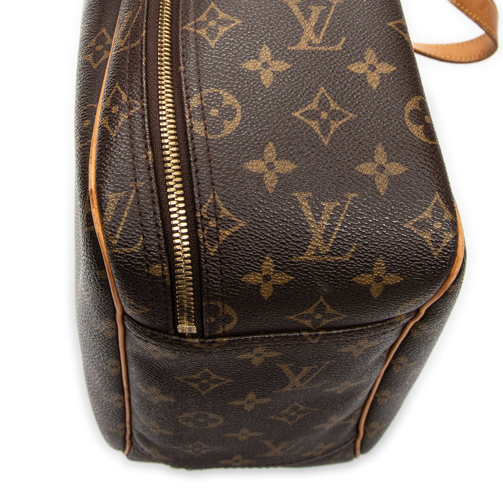 Sac à main Excursion en toile Monogram marron