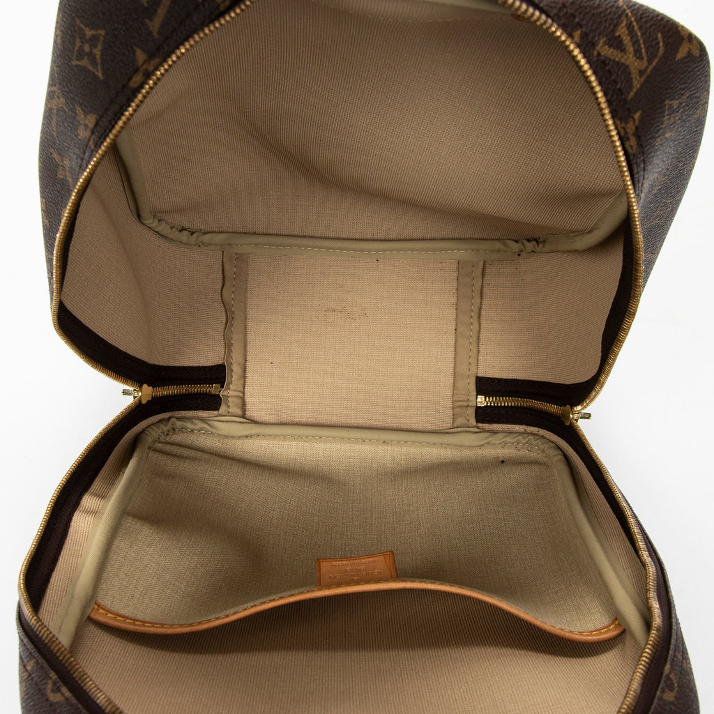 Sac à main Excursion en toile Monogram marron