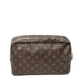 Pouch Toiletry Pouch GM Brown Monogram Canvas