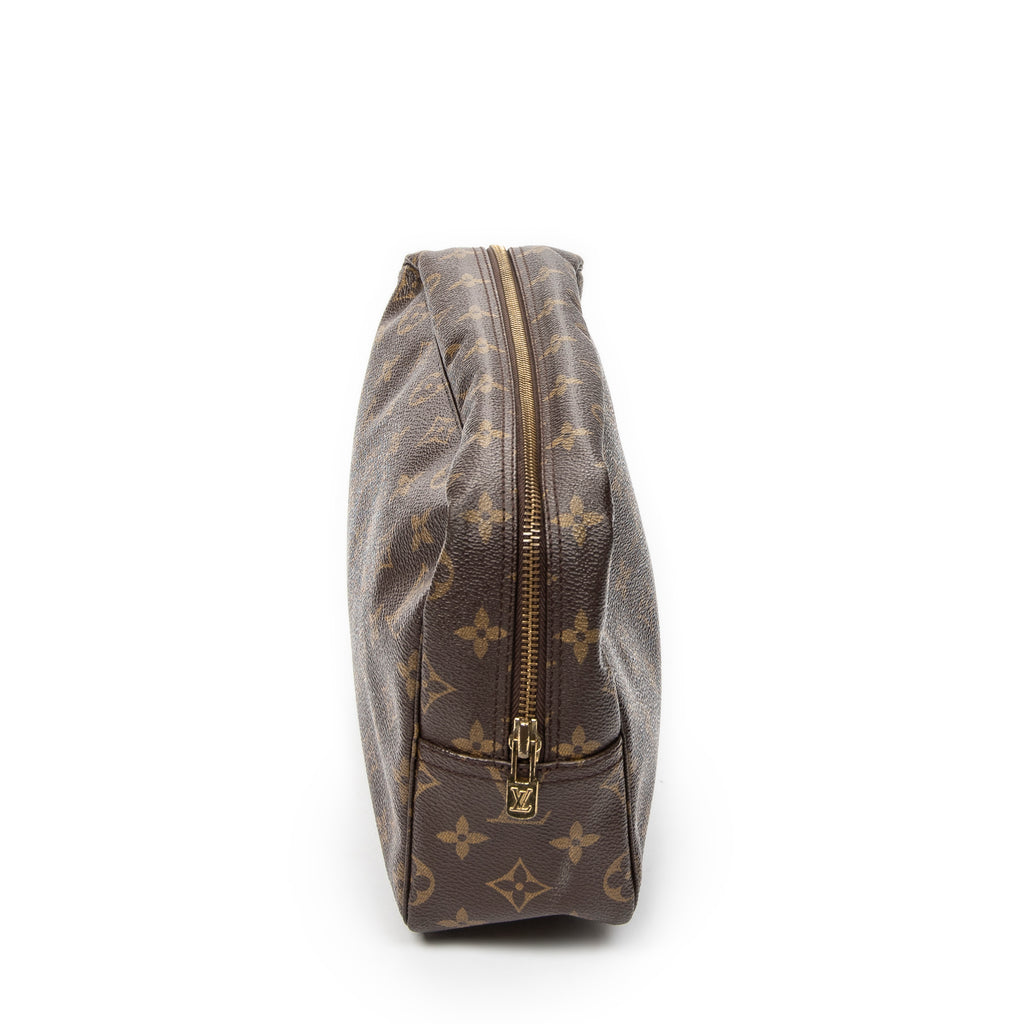 Pouch Toiletry Pouch GM Brown Monogram Canvas