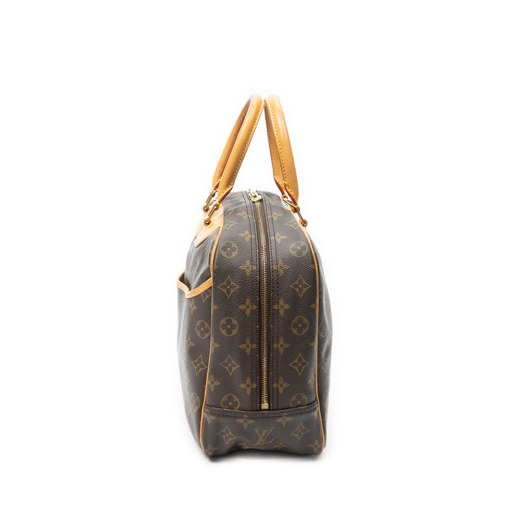 Handbag Deauville Brown Monogram Canvas