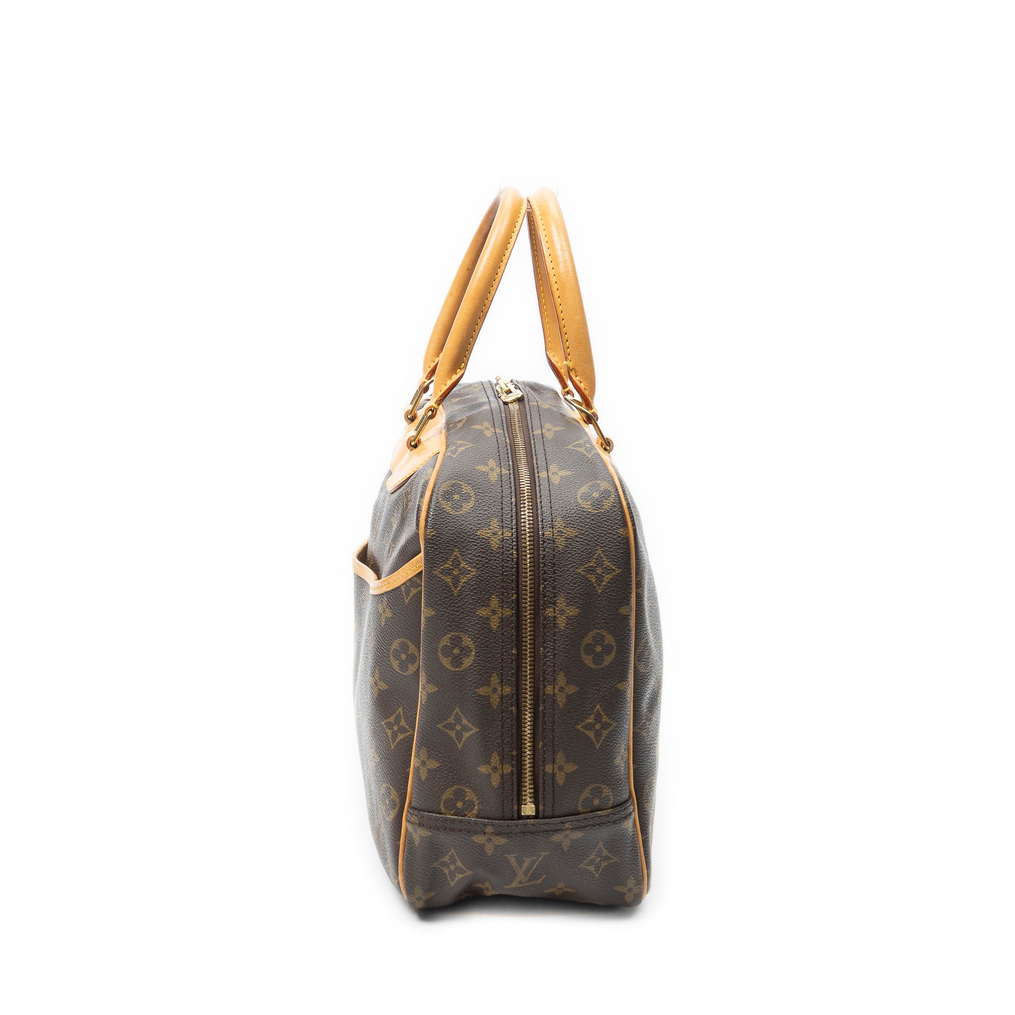 Handbag Deauville Brown Monogram Canvas
