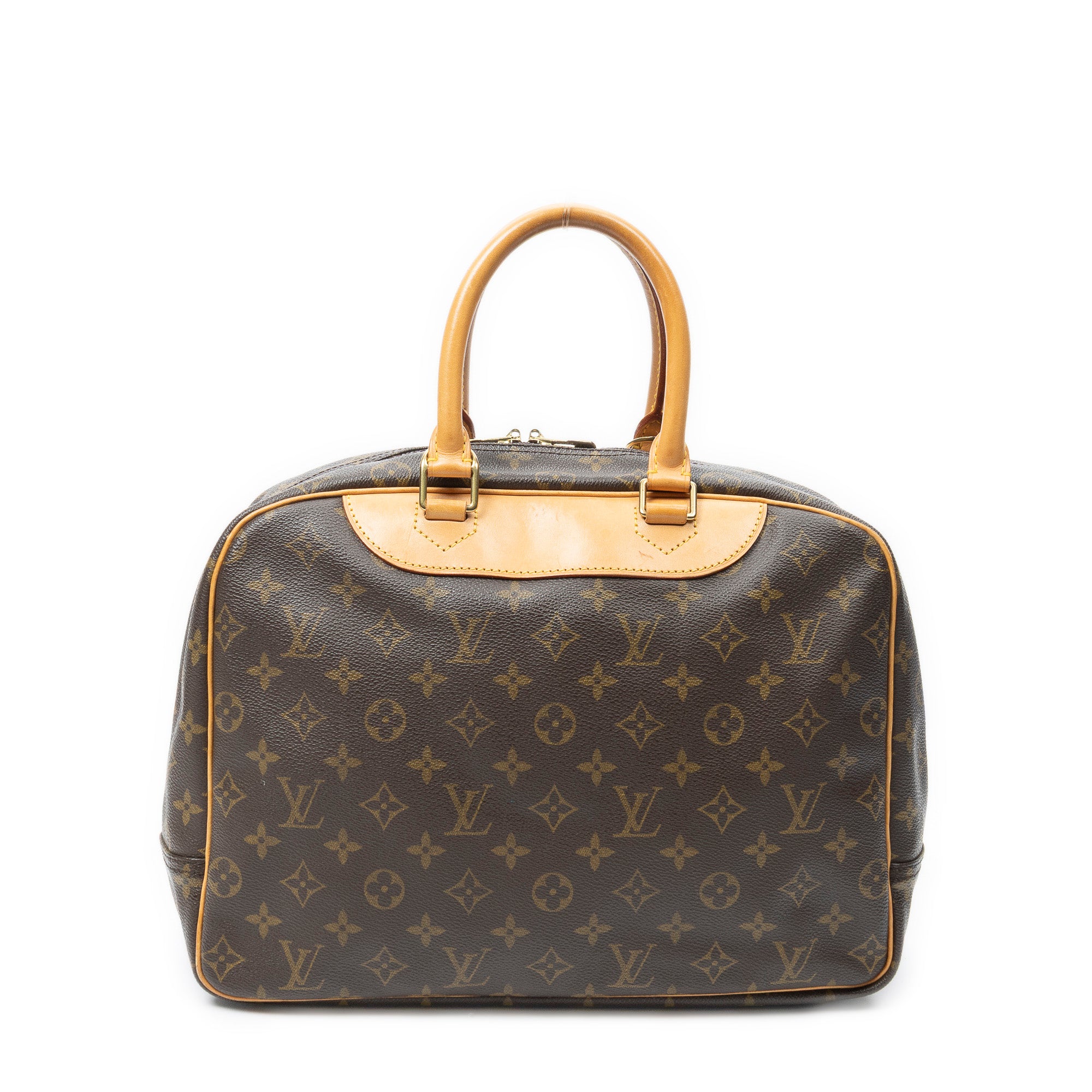 Handbag Deauville Brown Monogram Canvas