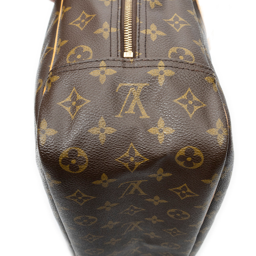 Handbag Deauville Brown Monogram Canvas