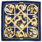 Scarf Scarf Navy 100% Twill Silk