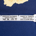 Scarf Scarf Navy 100% Twill Silk