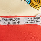 Scarf Scarf Red 100% Twill Silk