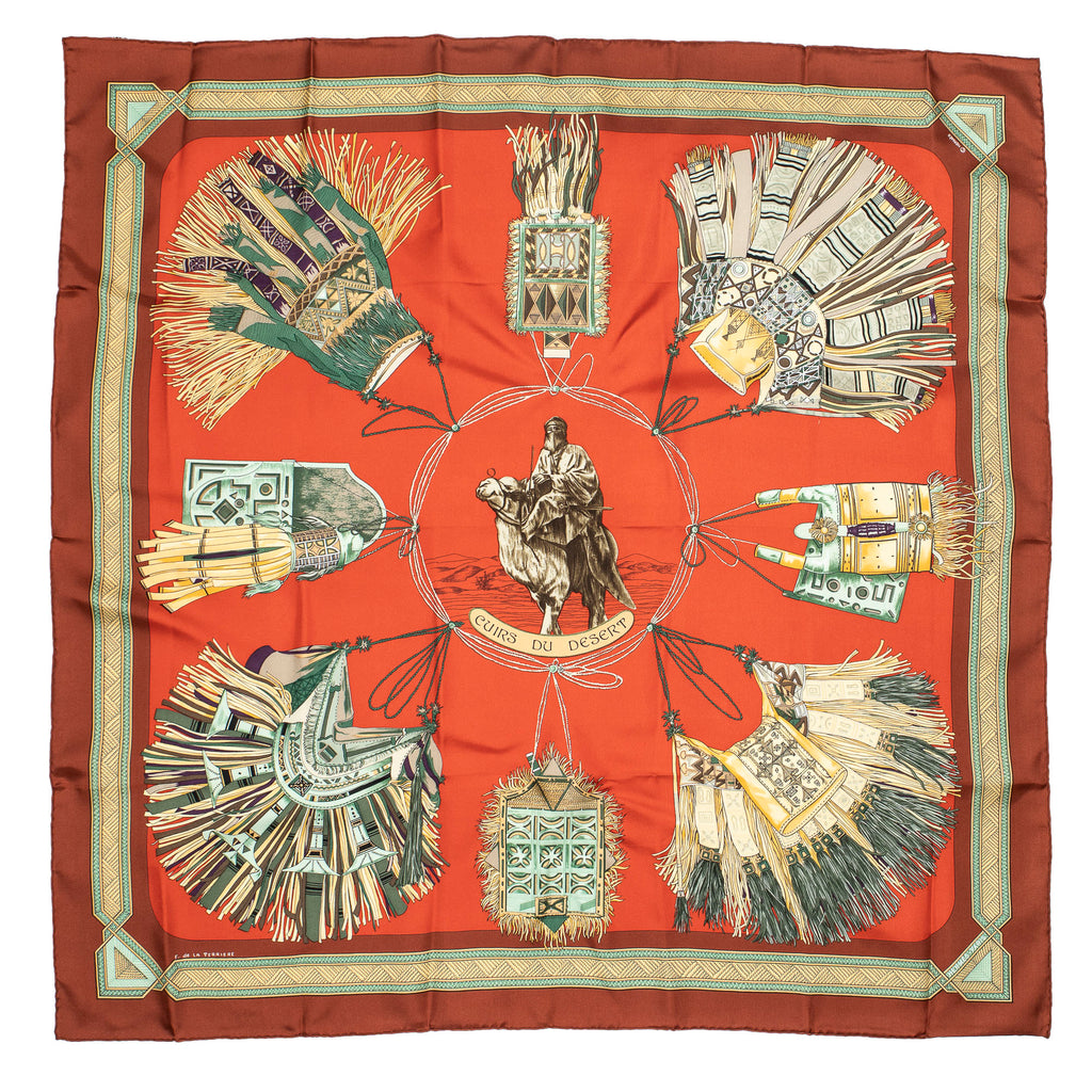 Scarf Scarf Red 100% Twill Silk